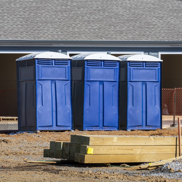 what is the expected delivery and pickup timeframe for the porta potties in Pine CO